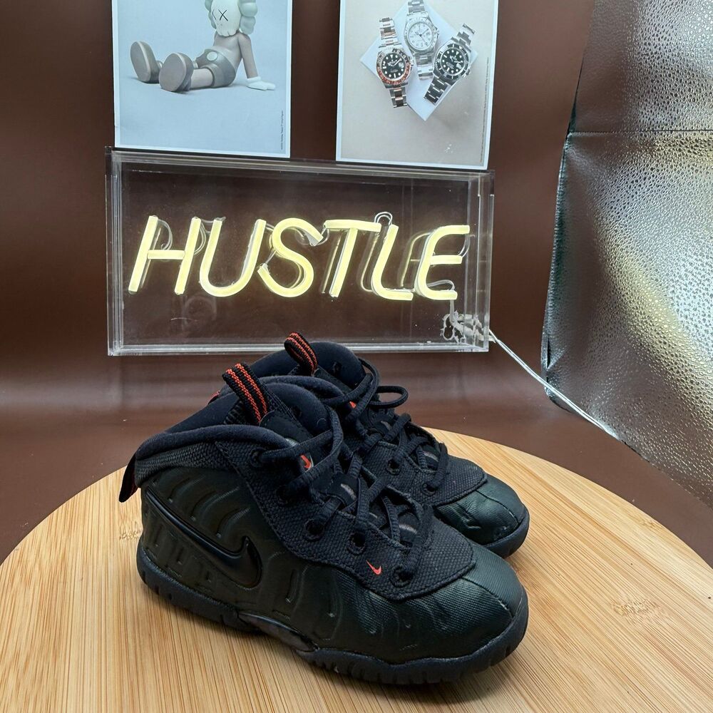 Nike Little Posite Pro (TD) Sequoia Green Size 8C
